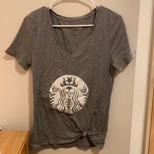 Creepy Starbucks Halloween Tee